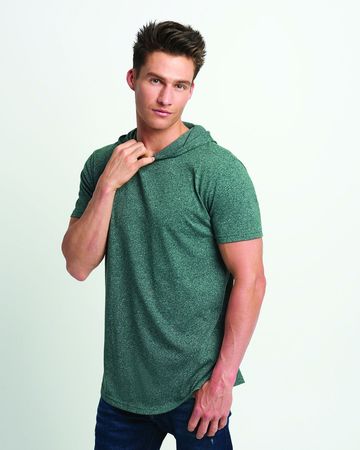 Next Level Unisex Mock Twist Short Sleeve Hoody T-Shirt